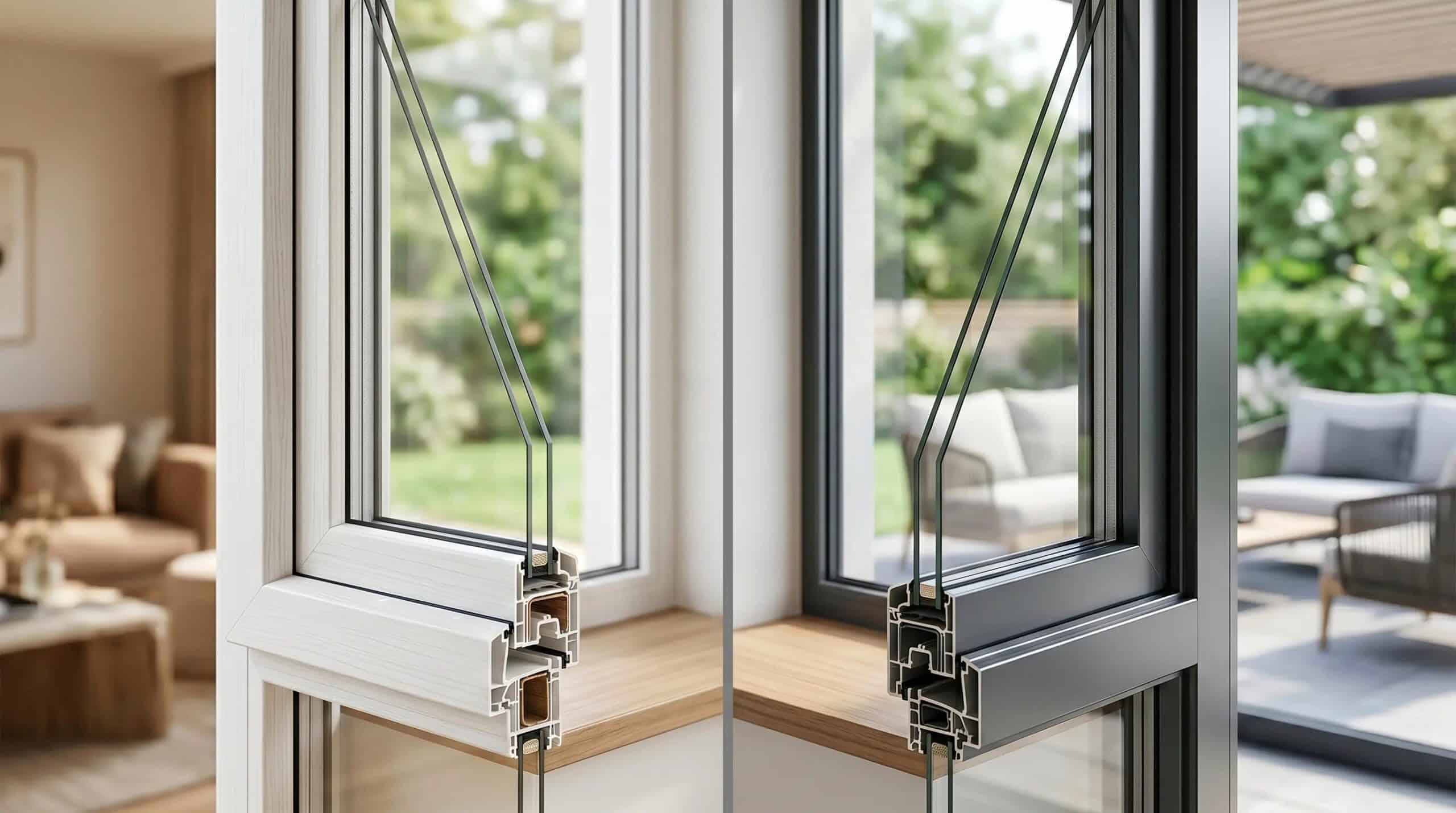 serramenti in PVC o in alluminio